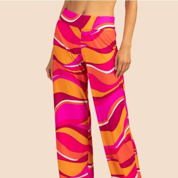 Trina Turk Other - TRINA TURK Vivid Vista Pant Size XL Wide Leg Swimsuit Cover Up Great stretch